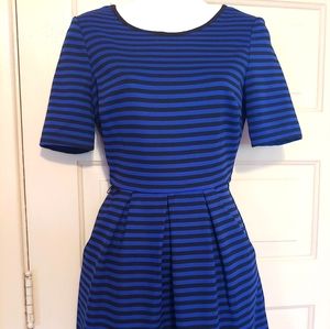 Blue Striped Dress